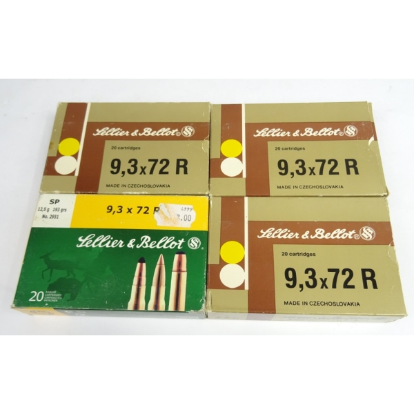 Amunicja 9,3x72R - 80szt.